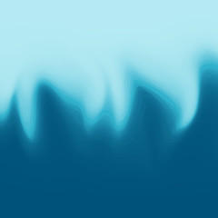 Vector Dynamic Waves Blue Background