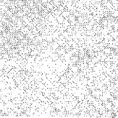 Pattern Grunge Texture Background, Abstract Dotted Vector, Old Halftone Dust Monochrome Design
