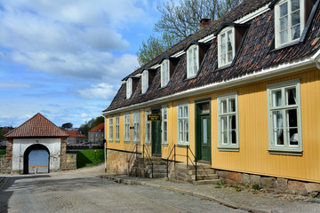 dom w Gamle Fredrikstad, Norwegia