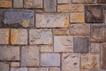 old and colorful wall background pattern textured in the streete 