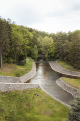 The confluence of three rivers into one.