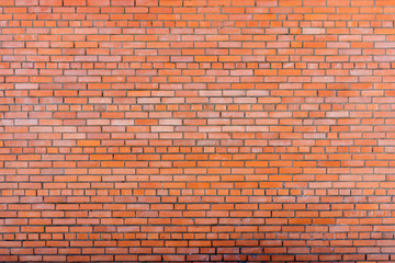 Fototapeta na wymiar texture wall red brick fine overall plan