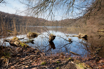 Herthasee, Nationalpark Jasmund, UNESCO-Weltnaturerbe, Insel Rügen, Mecklenburg-Vorpommern, Deutschland
