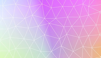 Modern pattern in polygonal pattern with triangles style. Decorative design For interior wallpaper, smart design, fashion print. Vector illustration. Creative gradient color.