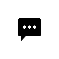 Chat icon vector
