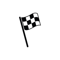 Racing Flag Icon vector