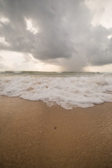 Sunset on the Thailand beach 