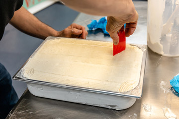 Gelato ice cream making