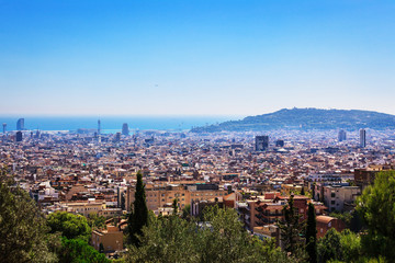 Obraz premium center of Barcelona