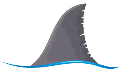 shark fin vector icon