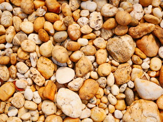 brown pebbles stone texture background