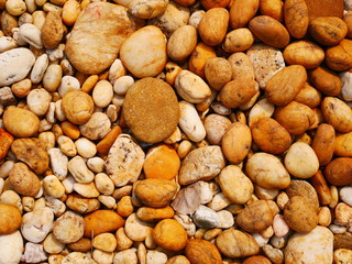 brown pebbles stone texture background