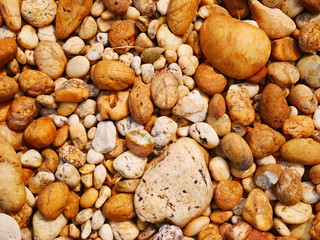 brown pebbles stone texture background