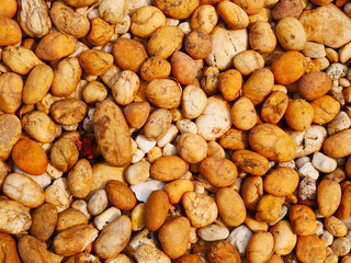 brown pebbles stone texture background