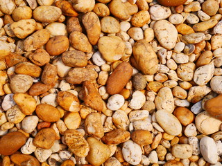 brown pebbles stone texture background