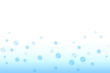 Illustration of splash or carbonate.  水しぶきまたは炭酸のイラスト