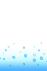 Illustration of splash or carbonate.  水しぶきまたは炭酸のイラスト