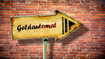 Schild 380 - Geldautomat