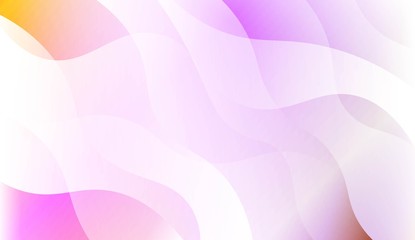 Geometric Wave Shape with Gradient Blurred Abstract Background. For Greeting Card, Flyer, Poster, Brochure, Banner Calendar. Vector Illustration.