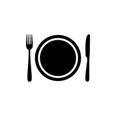 Fork and knife, eat, restaurant, food icon