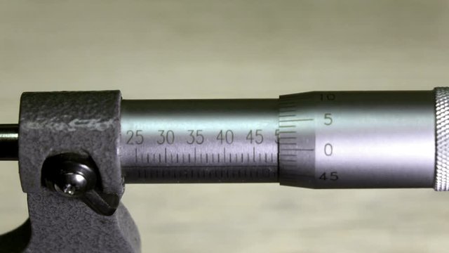 Precision measuring instrument. Thickness measuring device
