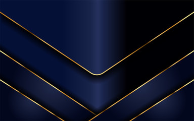 modern navy background with light golden lines