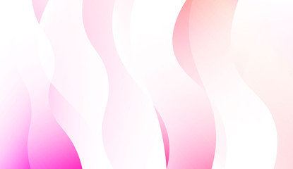 Creative Shiny Waves. For Design Flyer, Banner, Landing Page. Colorful Vector Illustration.