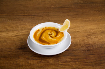 Turkish chicken juicy soup
