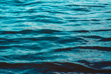  Beautiful, gentle blue sea background