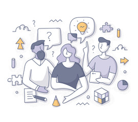 Brainstorming and Solving Problem Concept