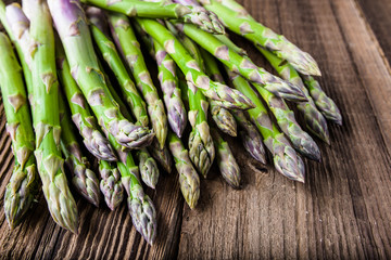 Close-up of asparagus for salad, vegetarian food concept