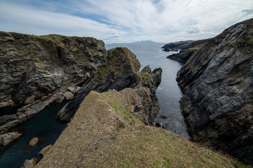 Fototapeta na wymiar the most beautiful island in Ireland : INISHBOFIN