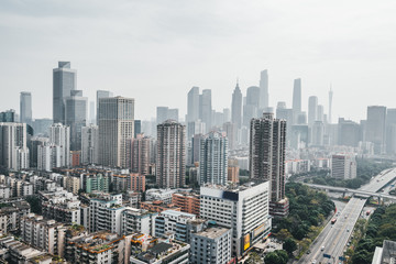 Guangzhou city view in China