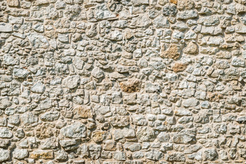 White limestone rock brick wall background