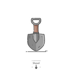 Shovel - Line color icon