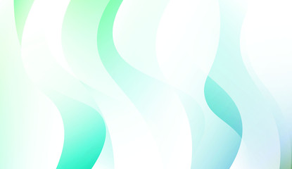 Creative Shiny Waves. For Design Flyer, Banner, Landing Page. Colorful Vector Illustration.
