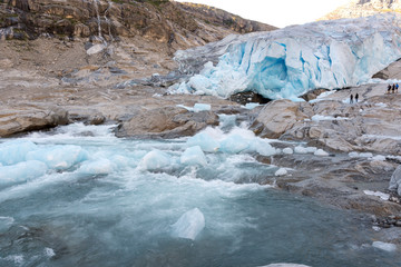 Nigardsbreen Glacier in Laerdal in Norway