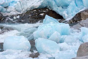 Nigardsbreen Glacier in Laerdal in Norway