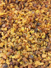 Raisins, dry grape backgrounds