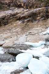 Nigardsbreen Glacier in Laerdal in Norway