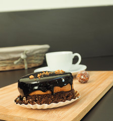 Sweet pastry close up