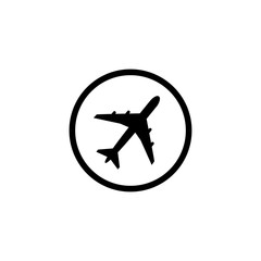 airplane icon vector