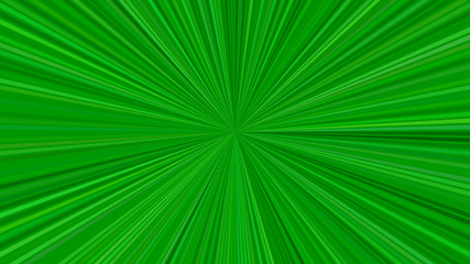 Obraz premium Green psychedelic abstract starburst stripe background - vector explosion graphic design