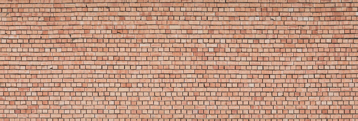new brown fresh brick wall