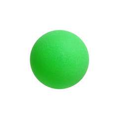 Table tennis ball isolated on white