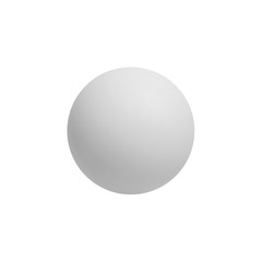 White ping-pong ball