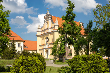 St George's Church in Gniezno, Poland. Old town sacral buildings, architecture of the first polish...