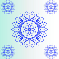 Patterned Background. Gradients Background with Ornament