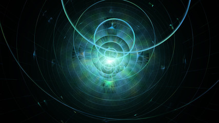 Abstract Geometric Background. Concept For Sci-Fi, Futuristic And Outer Space