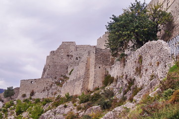 Fototapeta na wymiar Arechi castle, Salerno, Italy